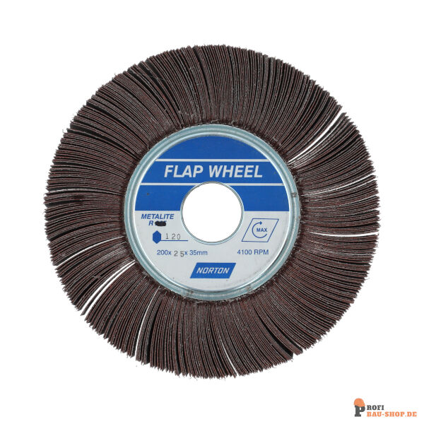 nortonschleifmittel/NORTON_schleifmittel_66261140611 Flange Flap Wheels Norton-BDX-200x25x35_120_181079